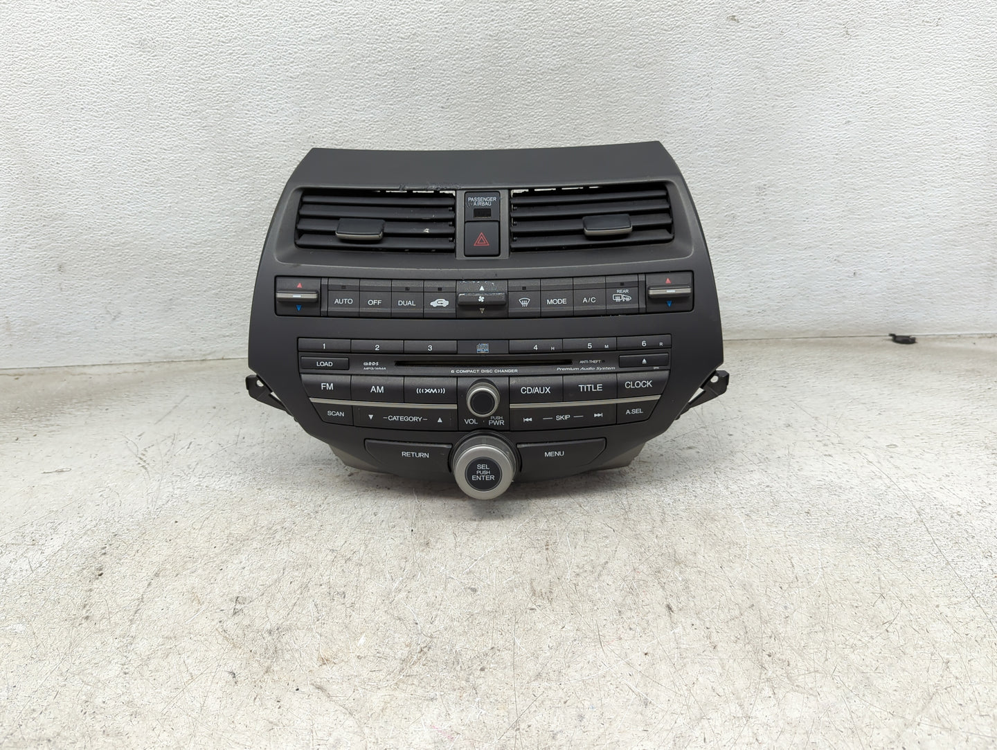 2008-2009 Honda Accord Radio AM FM Cd Player Receiver Replacement P/N:DEX-3117XZHS1 30006494, GITM006494JC Fits Fits 2008 20