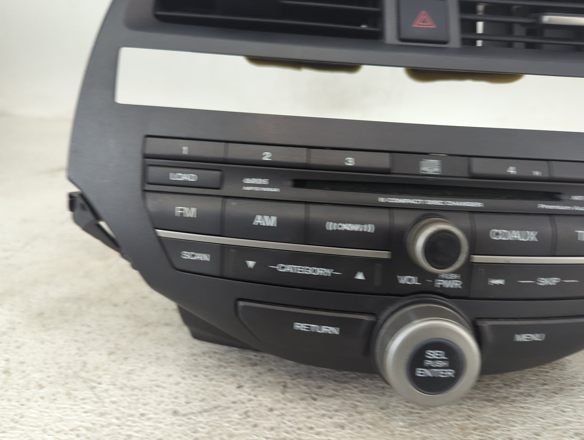 2008-2009 Honda Accord Radio AM FM Cd Player Receiver Replacement P/N:77250TA5A101 ENA000206733 Fits Fits 2008 2009 OEM Used