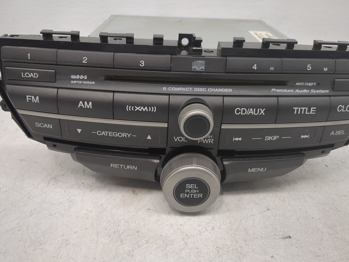 2008-2009 Honda Accord Radio AM FM Cd Player Receiver Replacement P/N:39101-TA0-A620-M1 A6/NH693L Fits Fits 2008 2009 OEM Us