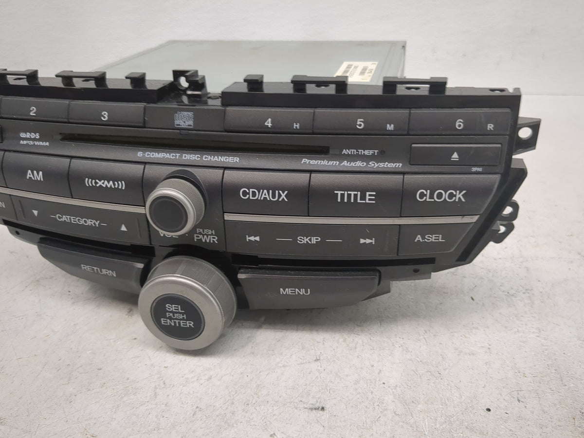 2008-2009 Honda Accord Radio AM FM Cd Player Receiver Replacement P/N:39101-TA0-A620-M1 A6/NH693L Fits Fits 2008 2009 OEM Us