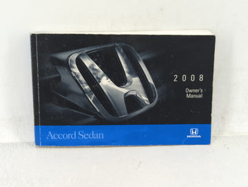 2008 Honda Accord Owners Manual Book Guide OEM Used Auto Parts - Oemusedautoparts1.com