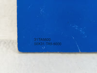 2008 Honda Accord Owners Manual Book Guide OEM Used Auto Parts - Oemusedautoparts1.com