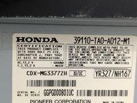 2008-2010 Honda Accord Radio AM FM Cd Player Receiver Replacement P/N:39110-TA0-A012-M1 39110-TA0-A013-M1 Fits Fits 2008 200