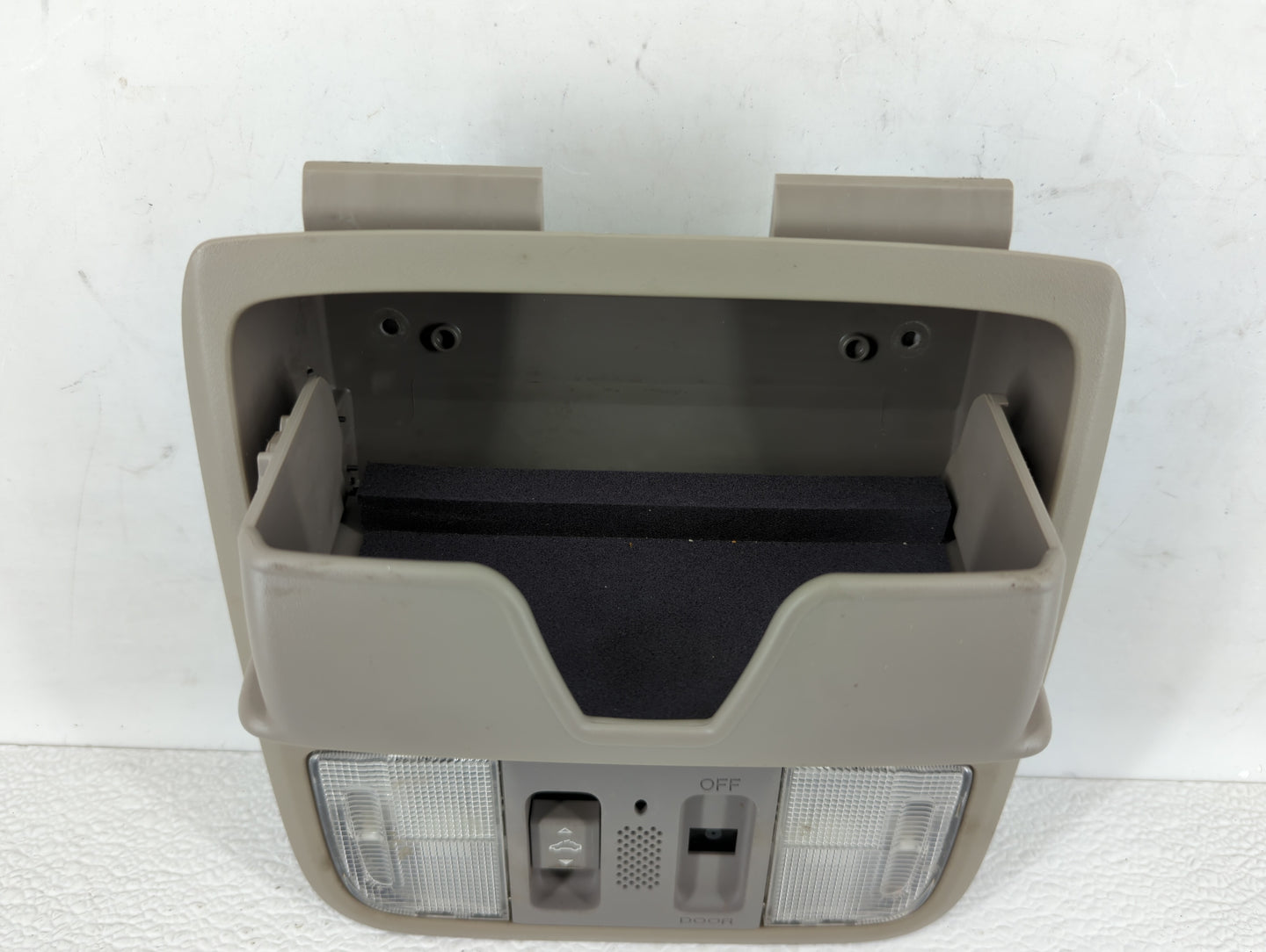 2008 Honda Accord Overhead Roof Console Beige - Oemusedautoparts1.com
