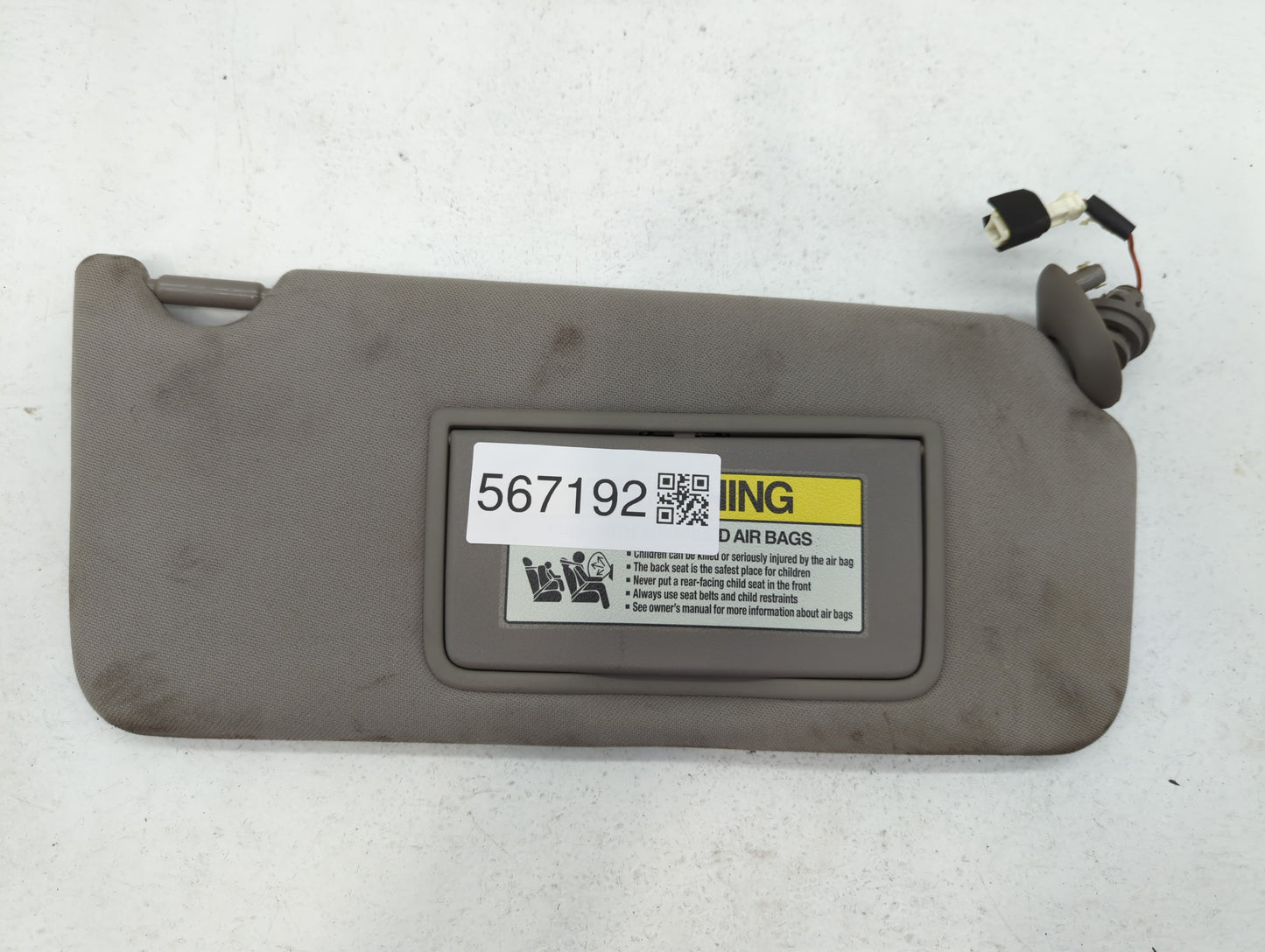 2008-2009 Honda Accord Sun Visor Shade Replacement Passenger Right Mirror Fits Fits 2008 2009 OEM Used Auto Parts - Oemuseda