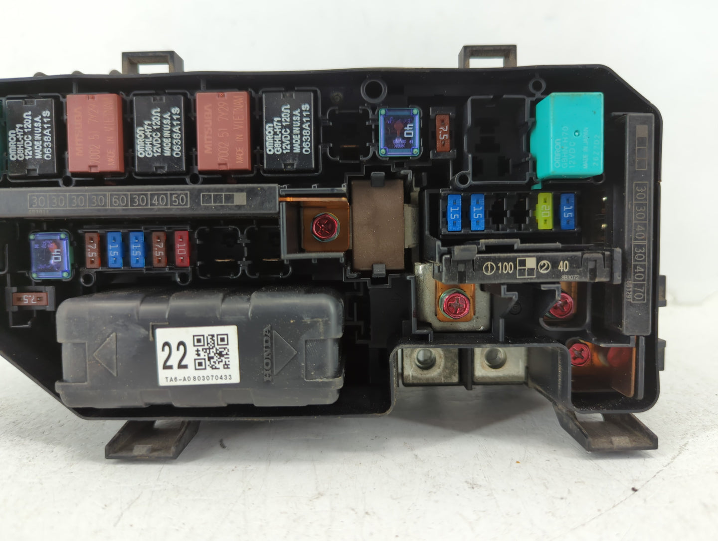 2008-2010 Honda Accord Fusebox Fuse Box Panel Relay Module P/N:0183S1894 Fits Fits 2008 2009 2010 OEM Used Auto Parts - Oemu