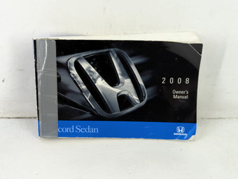 compare product 2008 Honda Accord Owners Manual Book Guide P/N:00X31-TA5-6000 31TA5600 OEM Used Auto Parts