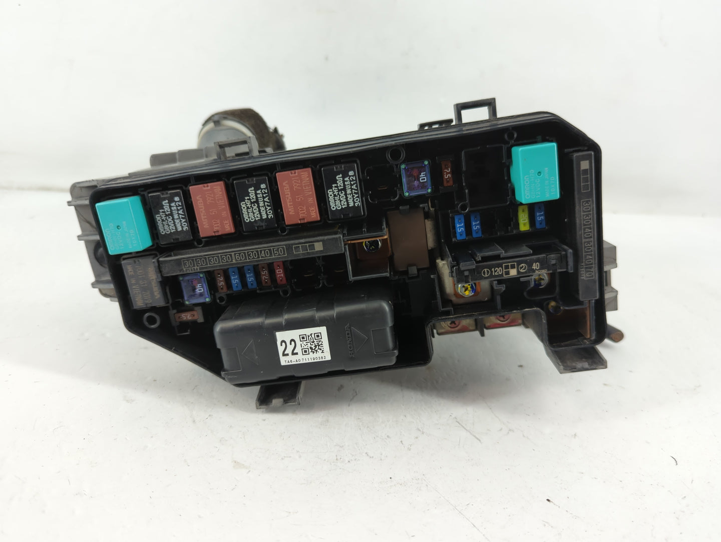 2008-2012 Honda Accord Fusebox Fuse Box Panel Relay Module P/N:017CQ1515 Fits Fits 2008 2009 2010 2011 2012 OEM Used Auto Pa
