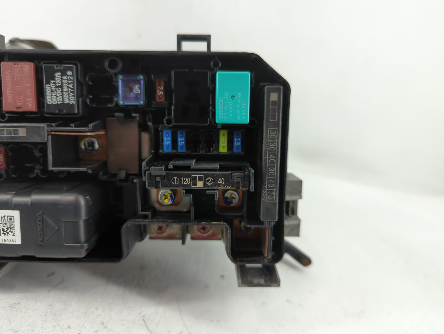 2008-2012 Honda Accord Fusebox Fuse Box Panel Relay Module P/N:017CQ1515 Fits Fits 2008 2009 2010 2011 2012 OEM Used Auto Pa