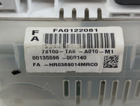 2008-2012 Honda Accord Instrument Cluster Speedometer Gauges P/N:78100-TAB-A010-M1 Fits Fits 2008 2009 2010 2011 2012 OEM Us