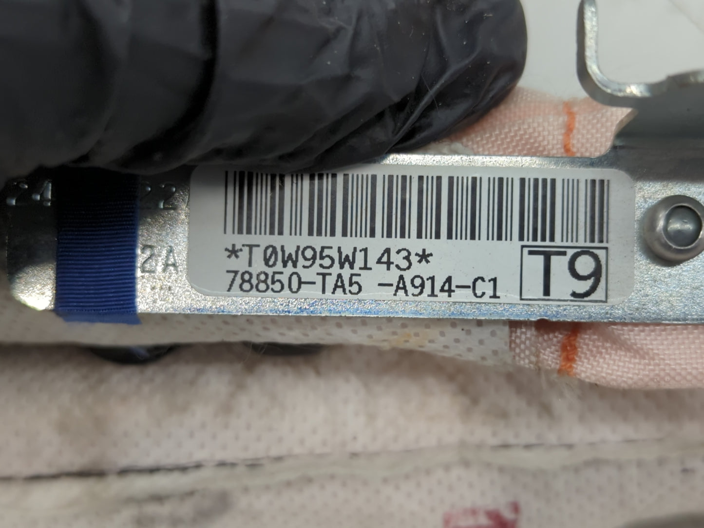 2008-2010 Honda Accord Passenger Curtain Air Bag Oem - Oemusedautoparts1.com
