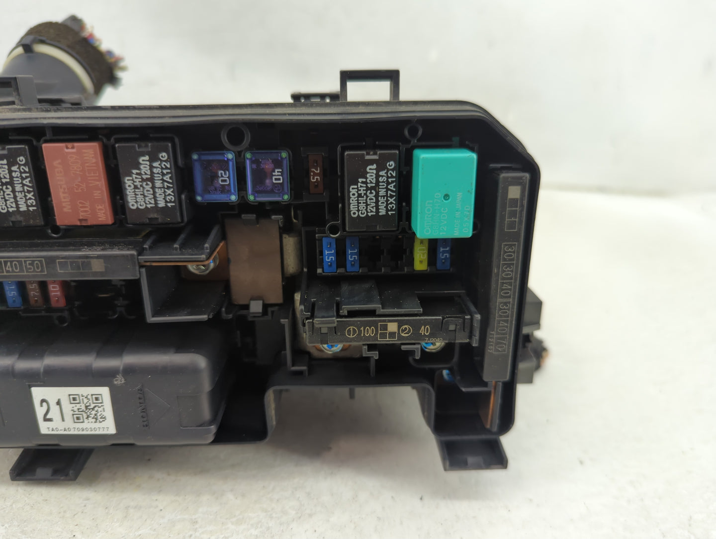 2008-2012 Honda Accord Fusebox Fuse Box Panel Relay Module Fits Fits 2008 2009 2010 2011 2012 OEM Used Auto Parts - Oemuseda