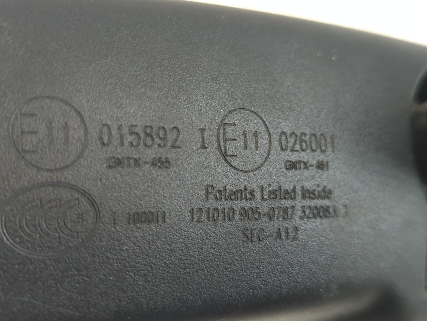 2006-2012 Honda Accord Interior Rear View Mirror Replacement OEM P/N:E11026001 E11015892 Fits OEM Used Auto Parts - Oemuseda