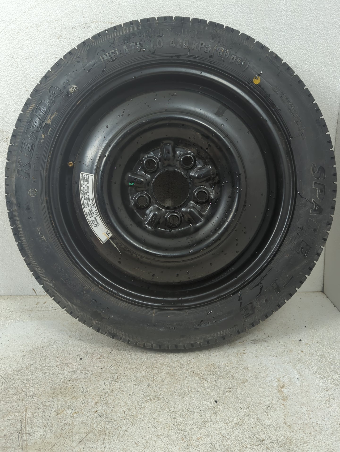 2008-2012 Honda Accord Spare Donut Tire Wheel Rim Oem 928130 - Oemusedautoparts1.com