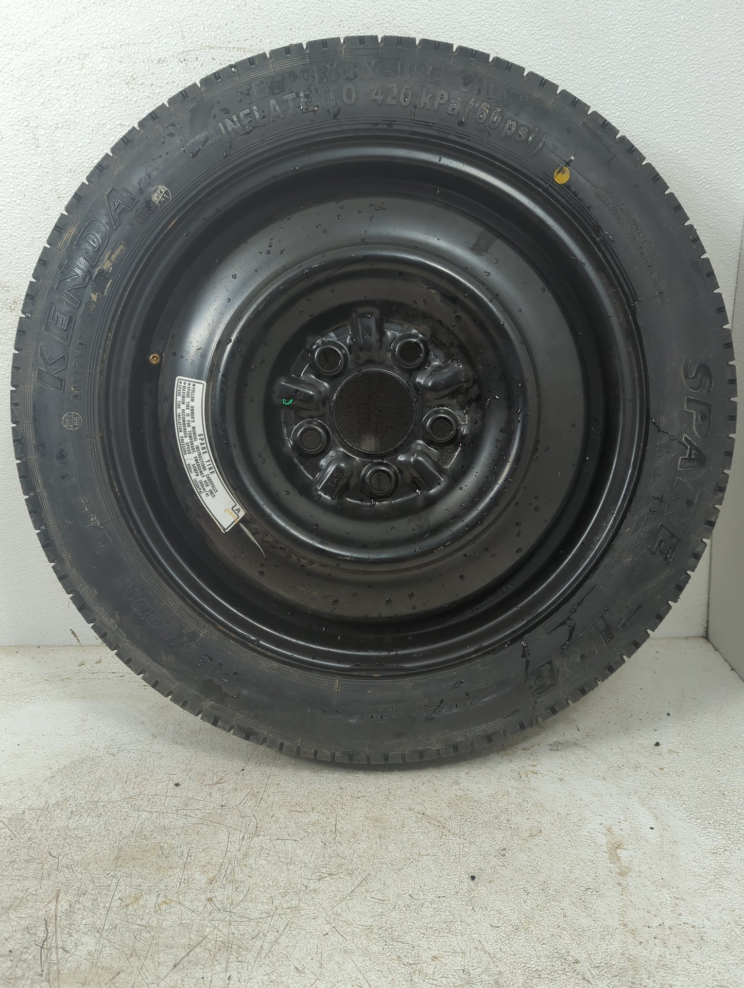 2008-2012 Honda Accord Spare Donut Tire Wheel Rim Oem 928130 - Oemusedautoparts1.com