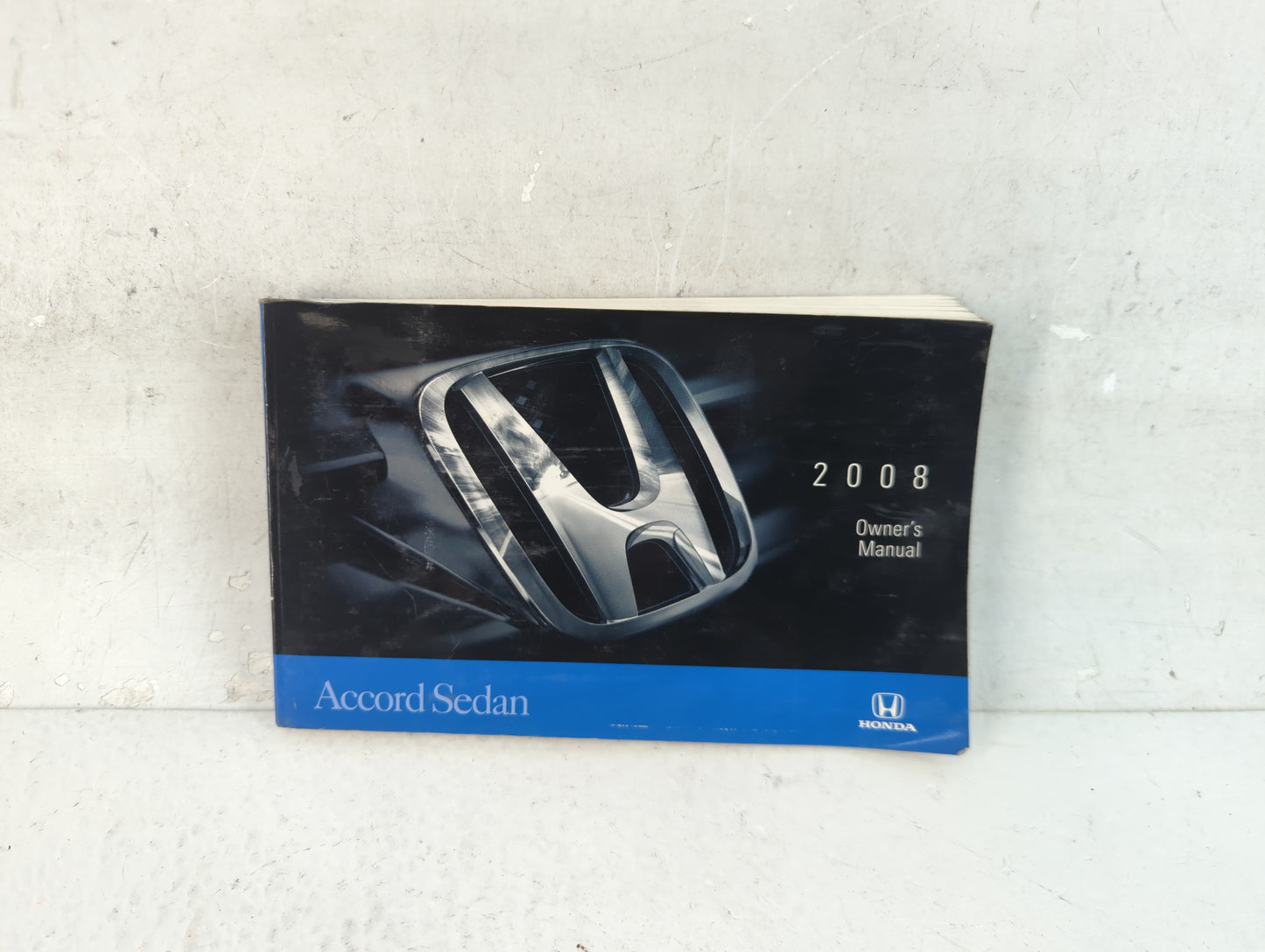 2008 Honda Accord Owners Manual Book Guide P/N:00X31-TA0-6001 OEM Used Auto Parts - Oemusedautoparts1.com