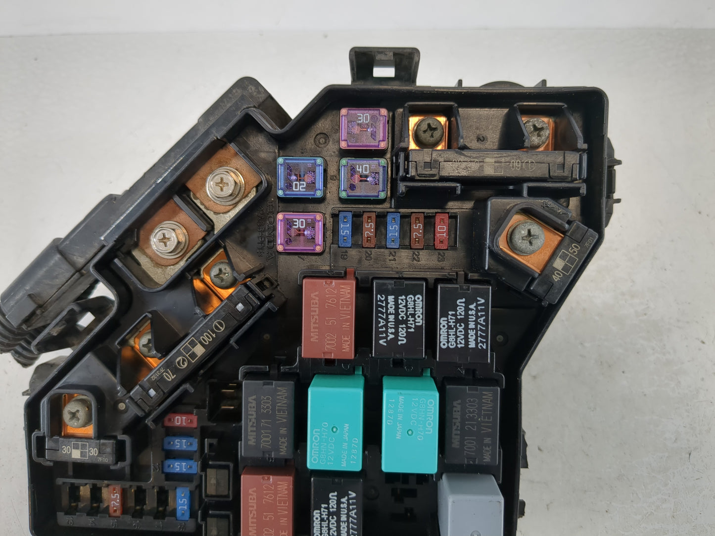 2008-2011 Honda Civic Fusebox Fuse Box Panel Relay Module P/N:SNA-A310 Fits Fits 2008 2009 2010 2011 OEM Used Auto Parts - O