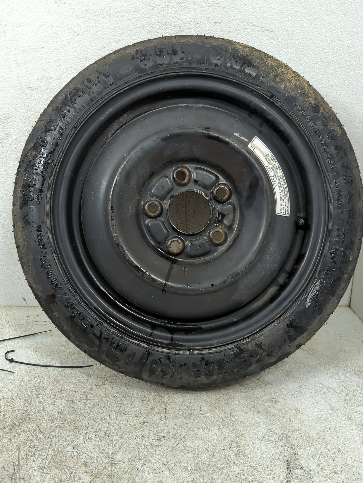 2006-2011 Honda Civic Spare Donut Tire Wheel Rim Oem 1313034 - Oemusedautoparts1.com