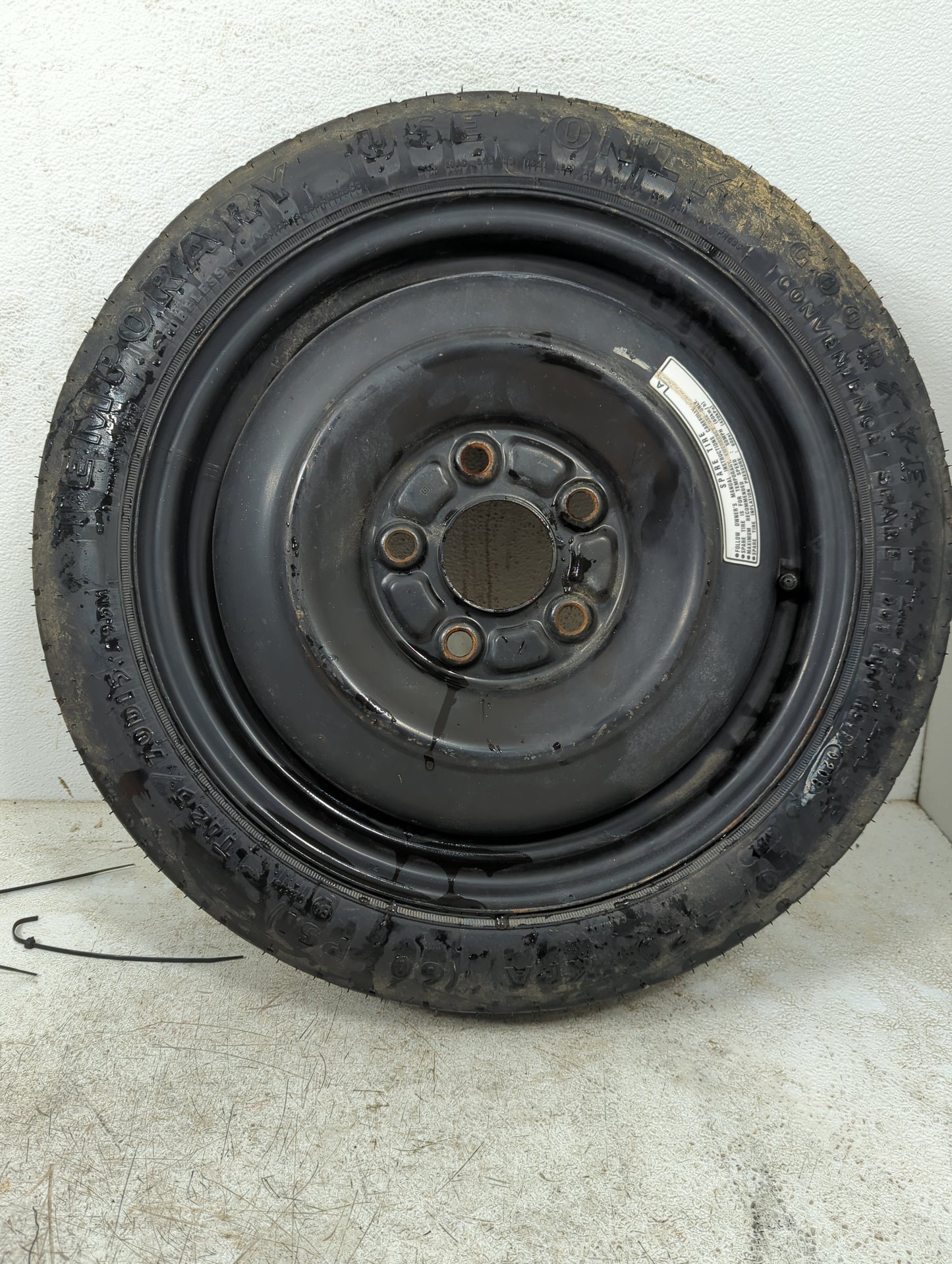 2006-2011 Honda Civic Spare Donut Tire Wheel Rim Oem 1313034 - Oemusedautoparts1.com