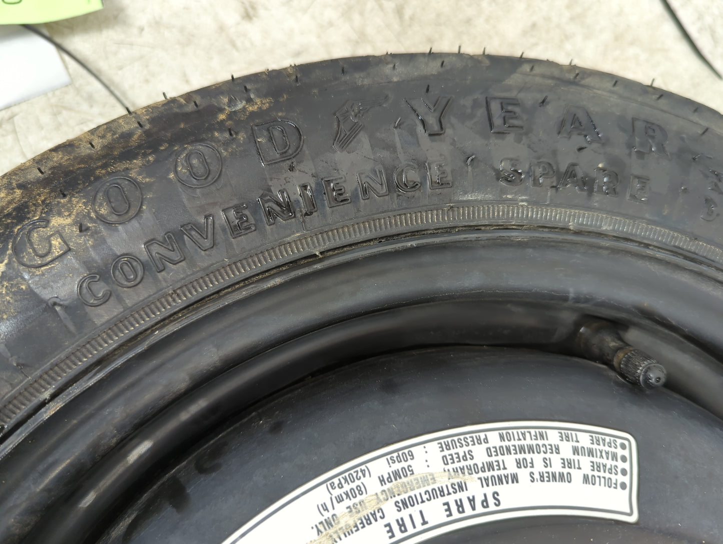 2006-2011 Honda Civic Spare Donut Tire Wheel Rim Oem 1313034 - Oemusedautoparts1.com
