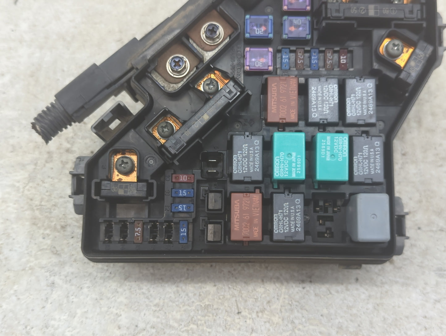 2008-2011 Honda Civic Fusebox Fuse Box Panel Relay Module P/N:SNA-A410 Fits Fits 2008 2009 2010 2011 OEM Used Auto Parts - O