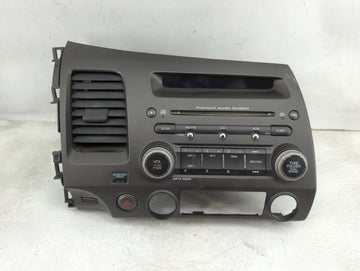 2006-2008 Honda Civic Radio AM FM Cd Player Receiver Replacement P/N:39100-SVA-A20 Fits Fits 2006 2007 2008 OEM Used Auto Pa