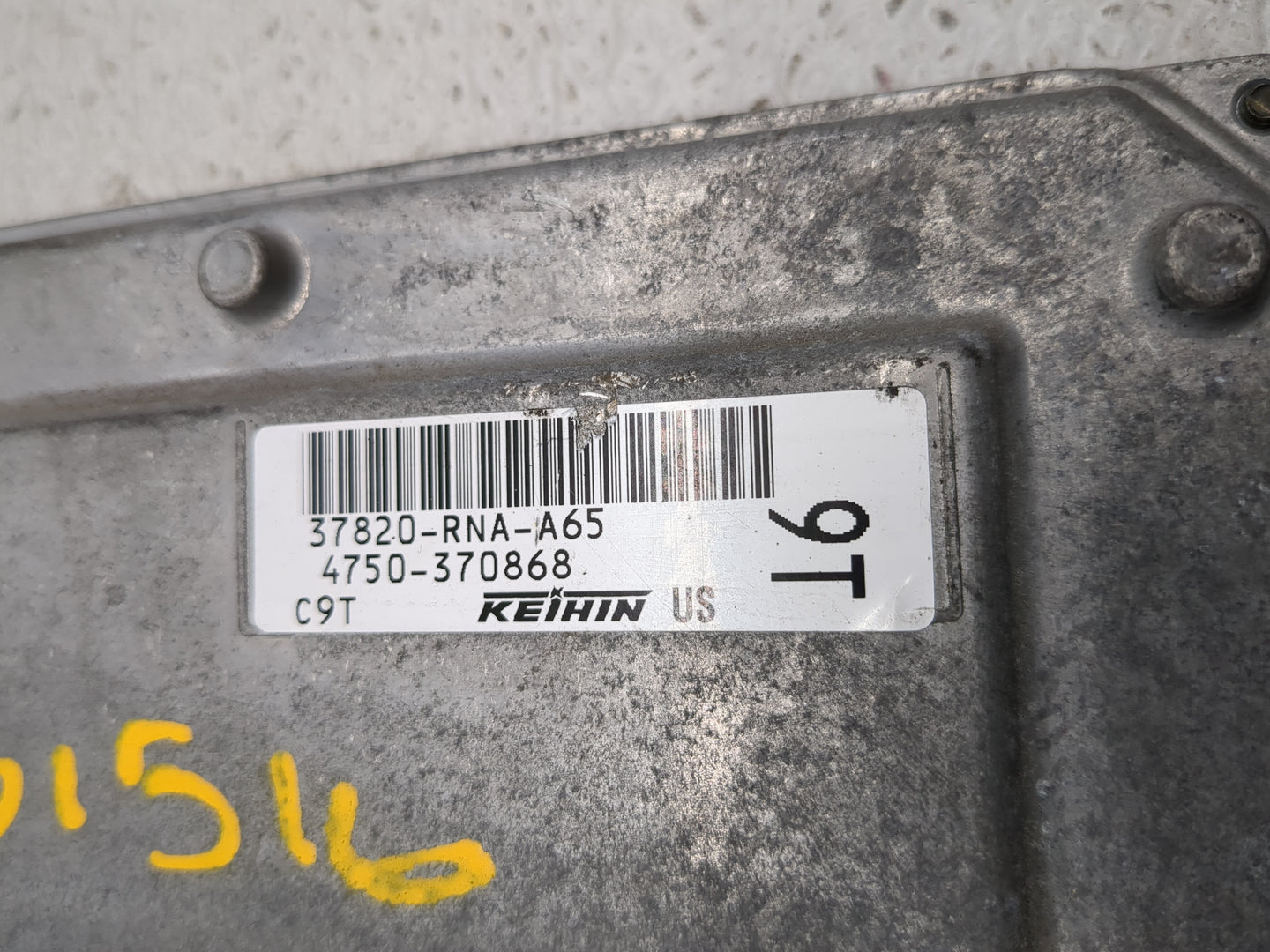 2006-2008 Honda Civic PCM Engine Control Computer ECU ECM PCU OEM P/N:37820-RNA-A66 Fits Fits 2006 2007 2008 OEM Used Auto P