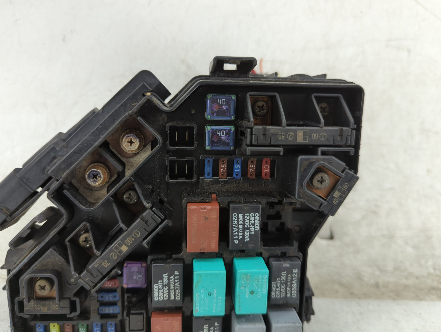 2008 Honda Civic Fusebox Fuse Box Panel Relay Module P/N:SVA-A130 VA27HLJCU Fits OEM Used Auto Parts - Oemusedautoparts1.com