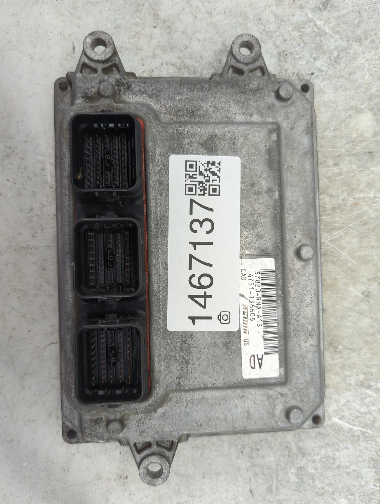 2006-2008 Honda Civic PCM Engine Control Computer ECU ECM PCU OEM P/N:37820-RNA-A13 4751-136608 Fits Fits 2006 2007 2008 OEM