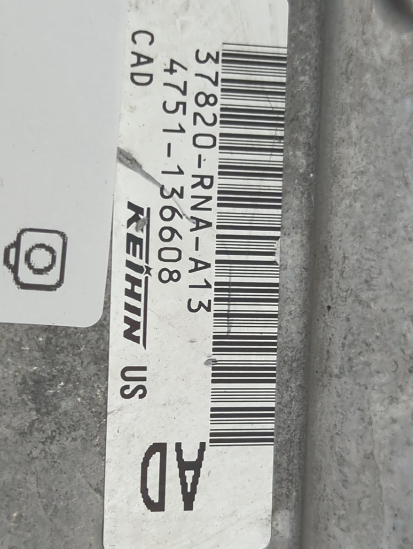2006-2008 Honda Civic PCM Engine Control Computer ECU ECM PCU OEM P/N:37820-RNA-A13 4751-136608 Fits Fits 2006 2007 2008 OEM