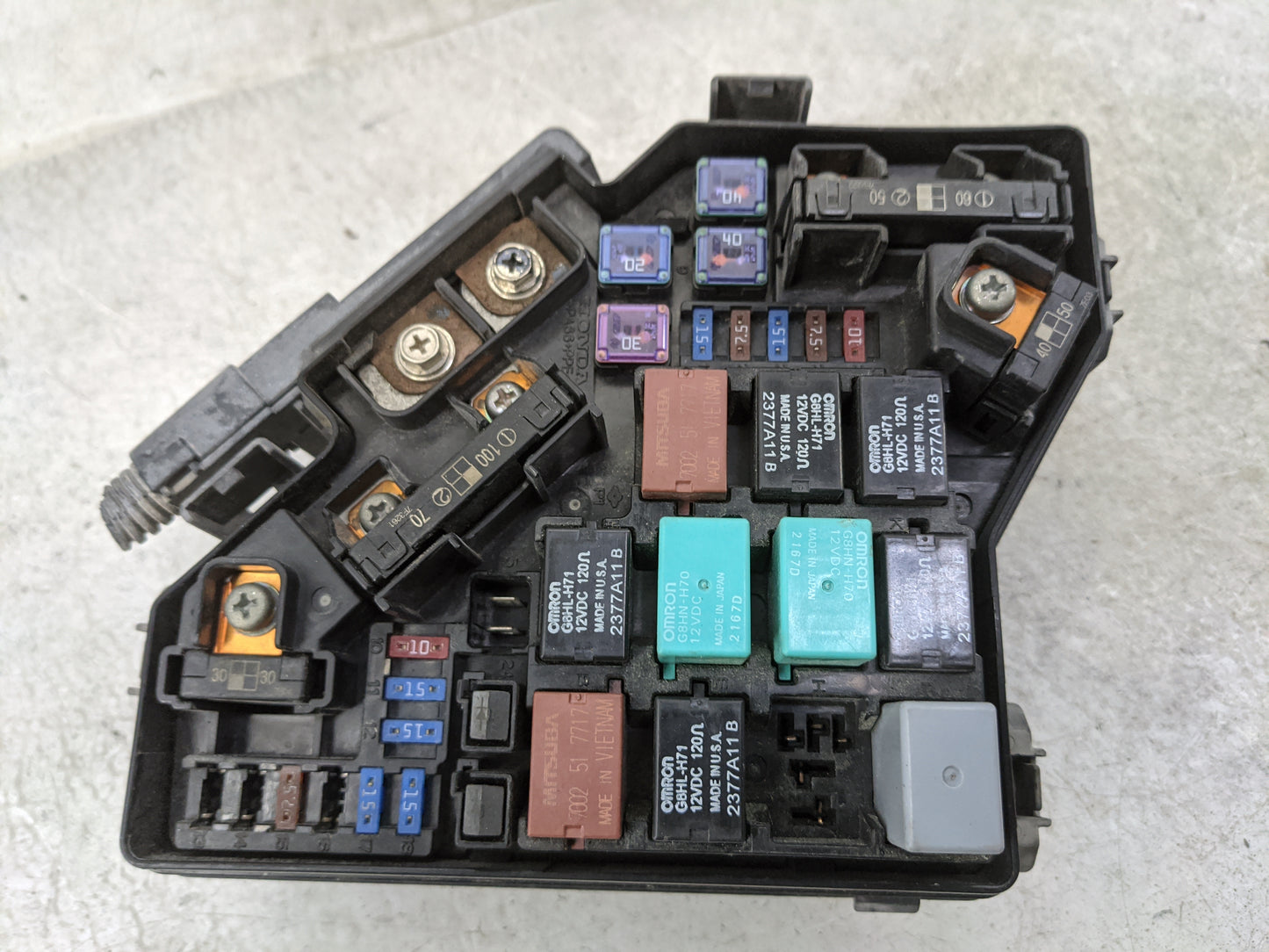2008-2011 Honda Civic Fusebox Fuse Box Panel Relay Module P/N:SVA-A030 Fits Fits 2008 2009 2010 2011 OEM Used Auto Parts - O