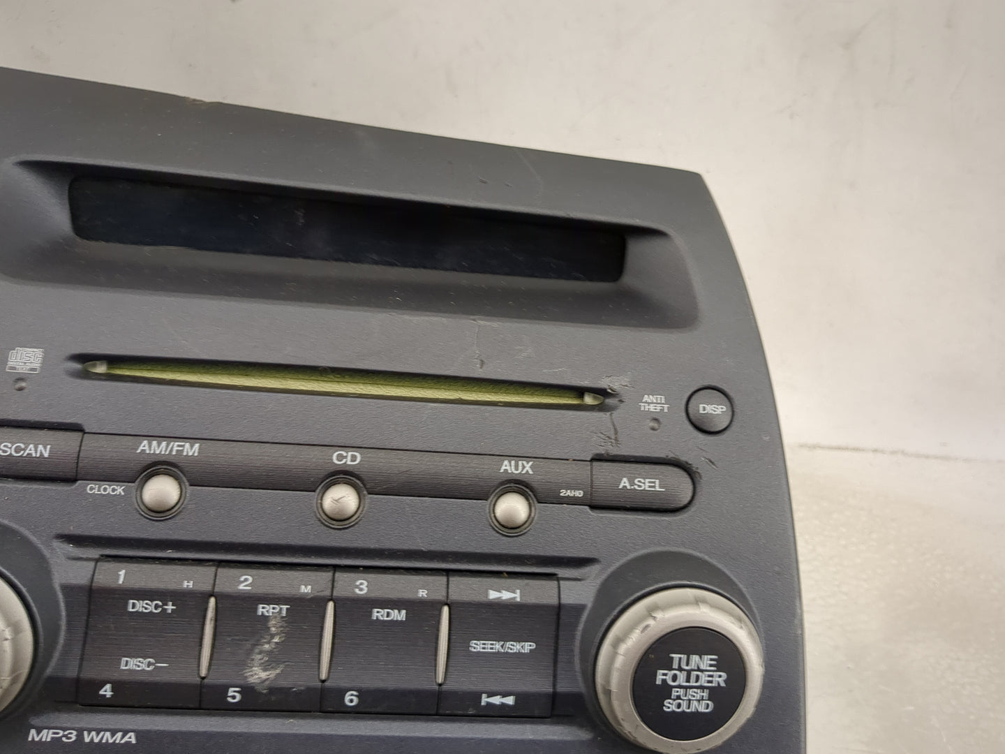 2006-2010 Honda Civic Radio AM FM Cd Player Receiver Replacement P/N:39101-SNA-A610-M1 MF726AJ Fits OEM Used Auto Parts - Oe
