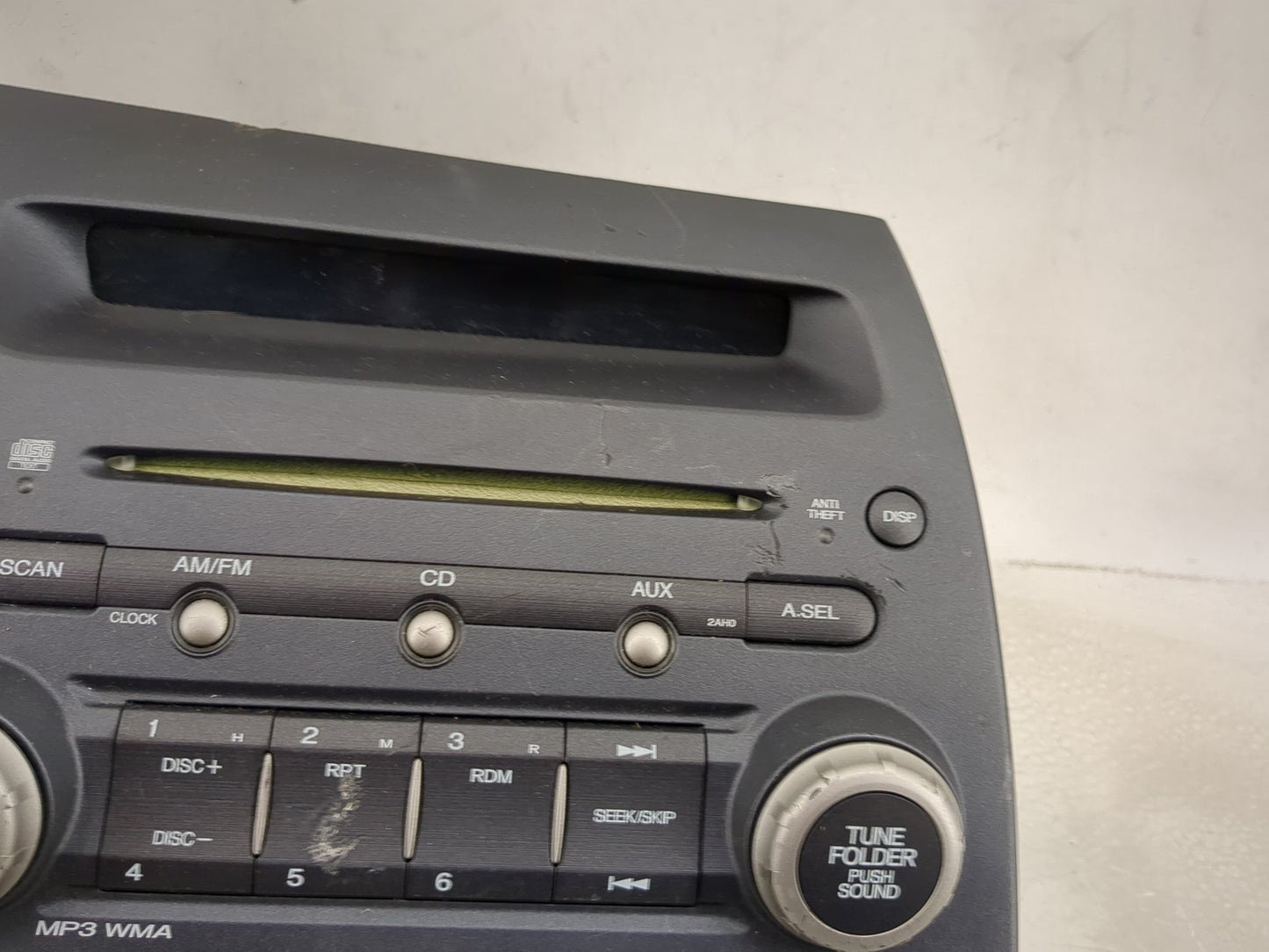 2006-2010 Honda Civic Radio AM FM Cd Player Receiver Replacement P/N:39101-SNA-A610-M1 MF726AJ Fits OEM Used Auto Parts - Oe