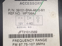 2006-2010 Honda Civic Radio AM FM Cd Player Receiver Replacement P/N:39101-SNA-A610-M1 MF726AJ Fits OEM Used Auto Parts - Oe