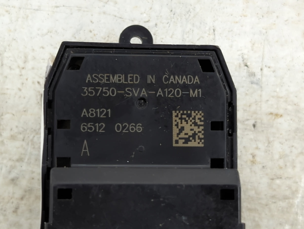 2006-2011 Honda Civic Master Power Window Switch Replacement Driver Side Left P/N:35750-SVA-A120-M1 Fits OEM Used Auto Parts
