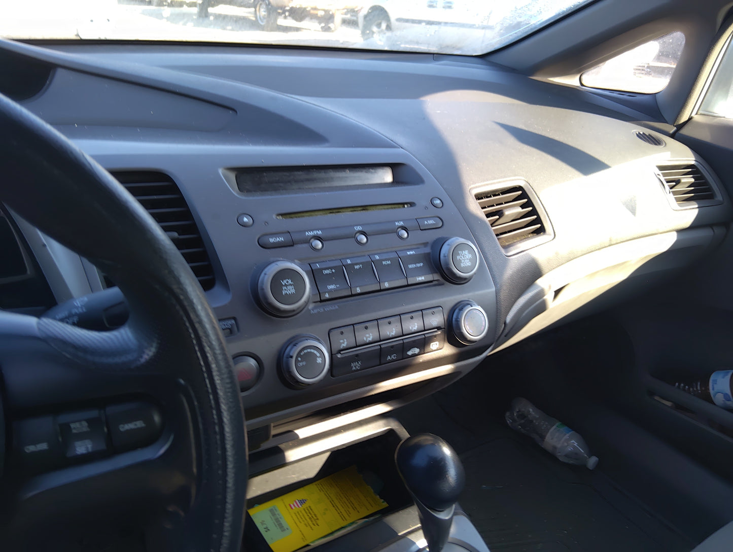 2006-2011 Honda Civic Radio AM FM Cd Player Receiver Replacement Fits Fits 2006 2007 2008 2009 2010 2011 OEM Used Auto Parts