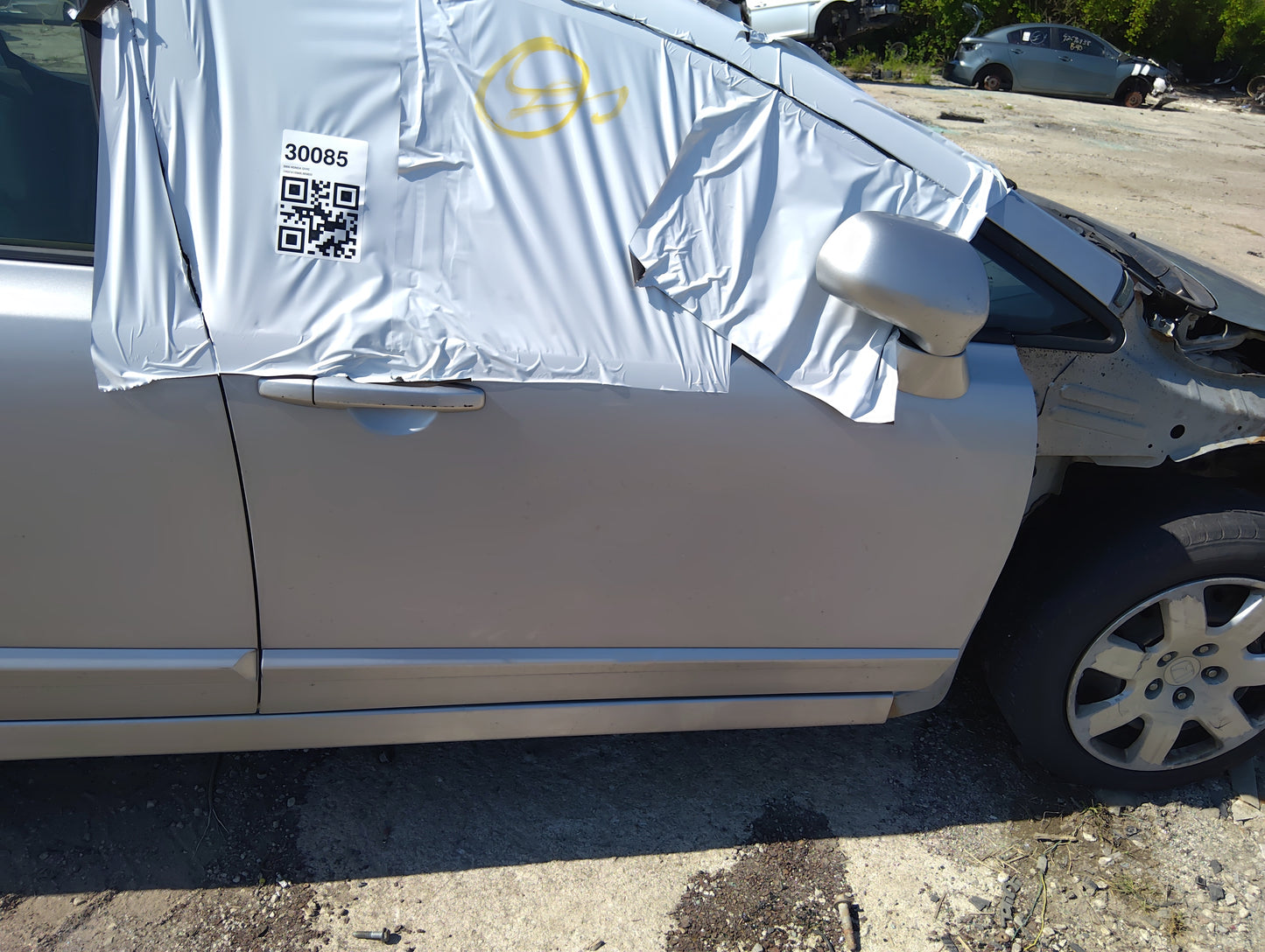 2006-2011 Honda Civic Passenger Front Door Oem 5039945 - Oemusedautoparts1.com