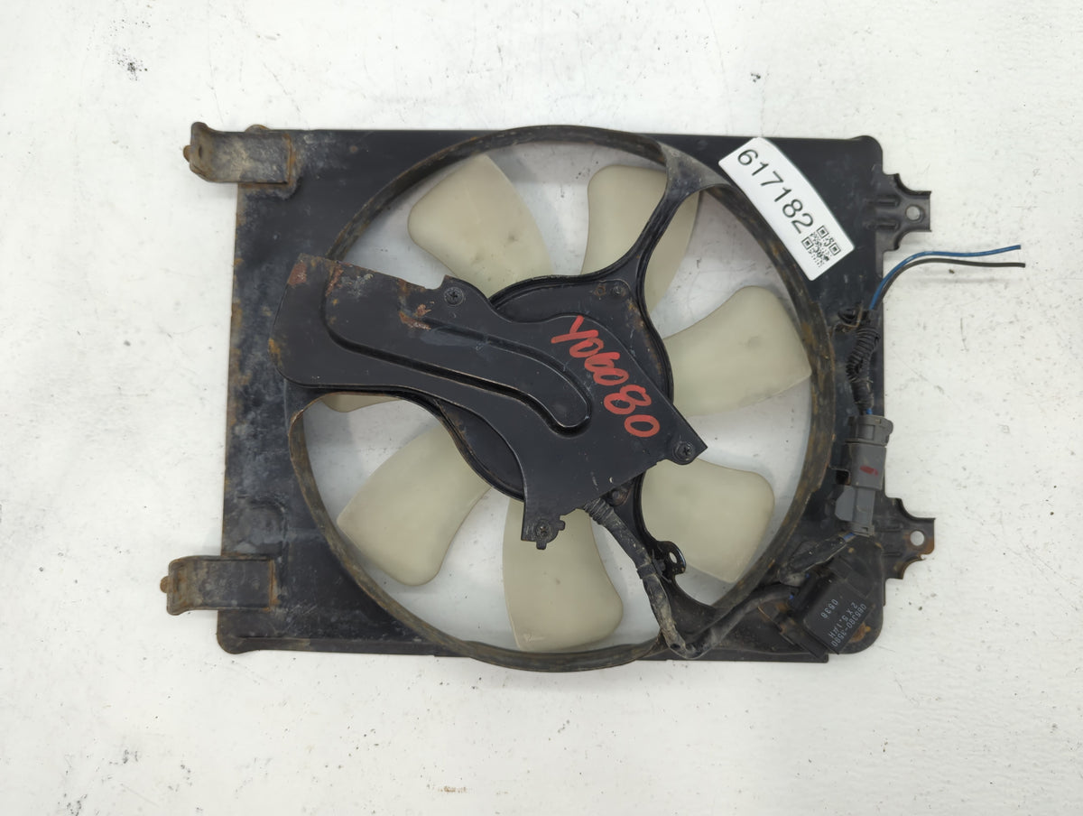 2006-2011 Honda Civic Left Radiator Fan Motor Assembly Cream 617182 - Oemusedautoparts1.com
