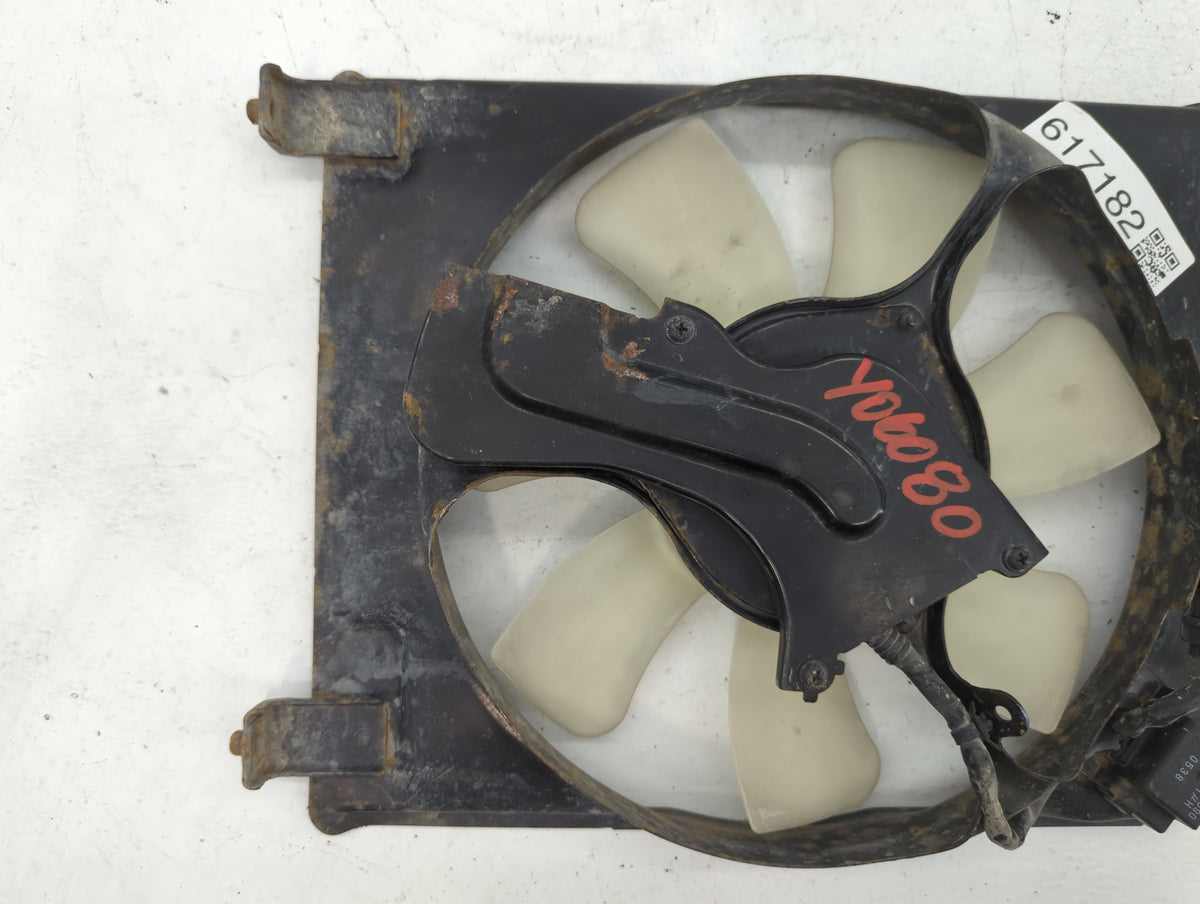 2006-2011 Honda Civic Left Radiator Fan Motor Assembly Cream 617182 - Oemusedautoparts1.com