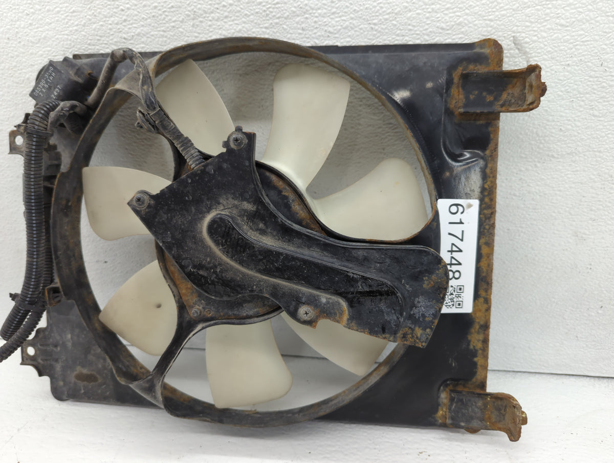 2006-2011 Honda Civic Left Radiator Fan Motor Assembly Black - Oemusedautoparts1.com