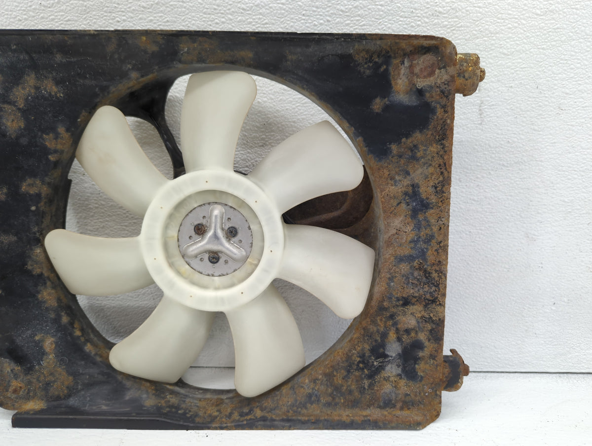 2006-2011 Honda Civic Left Radiator Fan Motor Assembly Black - Oemusedautoparts1.com
