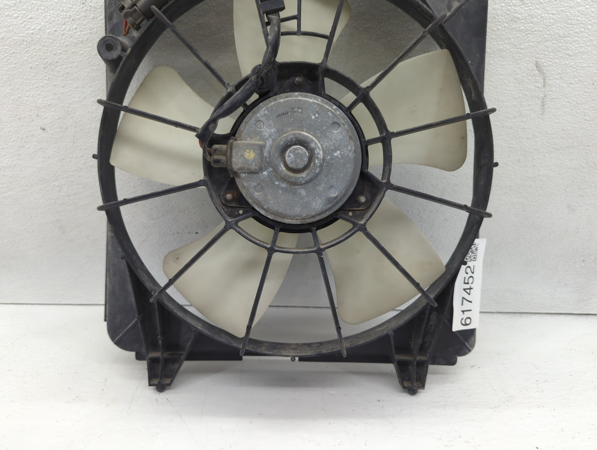 2006-2011 Honda Civic Left Radiator Fan Motor Assembly Cream 617452 - Oemusedautoparts1.com