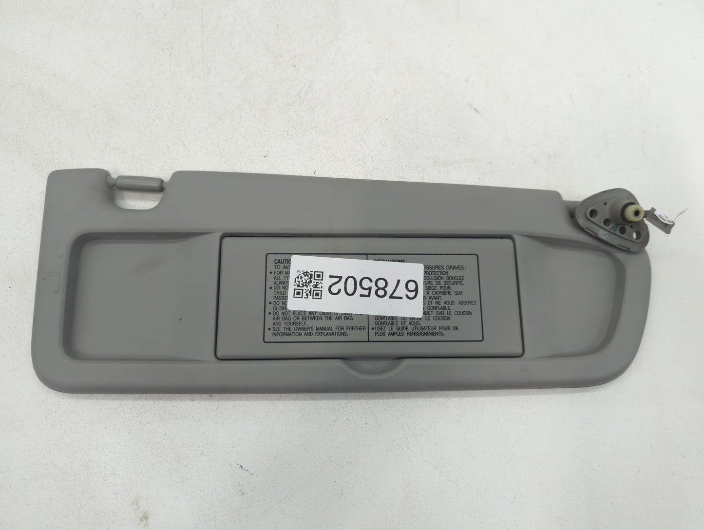 2006-2011 Honda Civic Sun Visor Shade Replacement Passenger Right Mirror Fits Fits 2006 2007 2008 2009 2010 2011 OEM Used Au