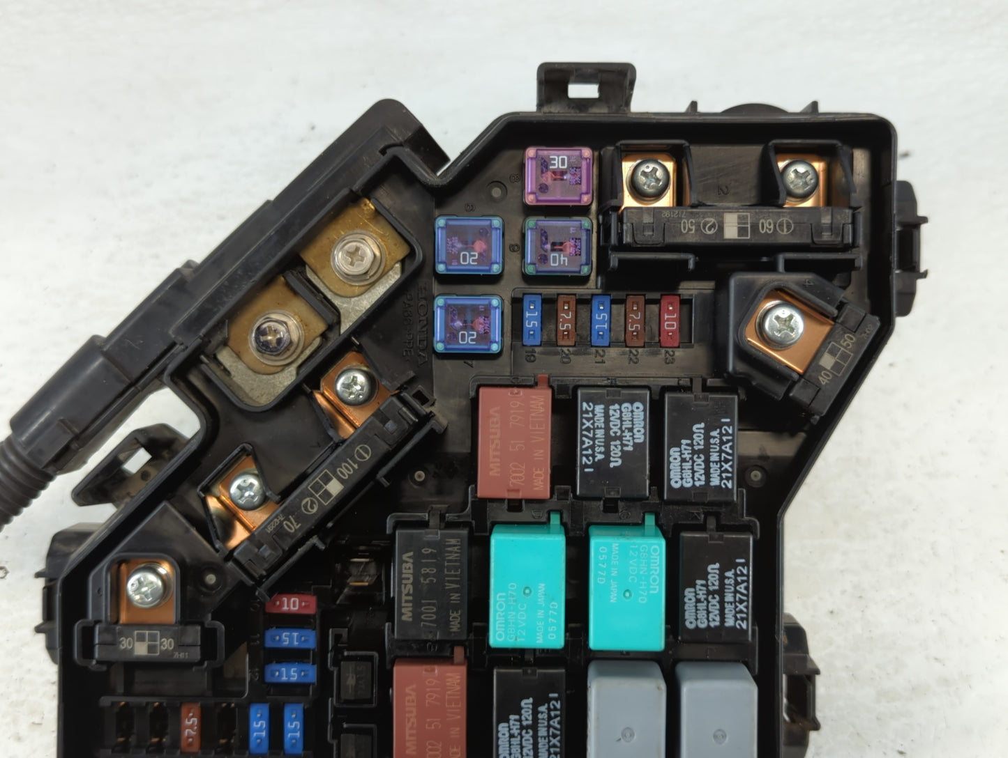 2008-2011 Honda Civic Fusebox Fuse Box Panel Relay Module P/N:NA17HSSBV 071023 Fits Fits 2008 2009 2010 2011 OEM Used Auto P