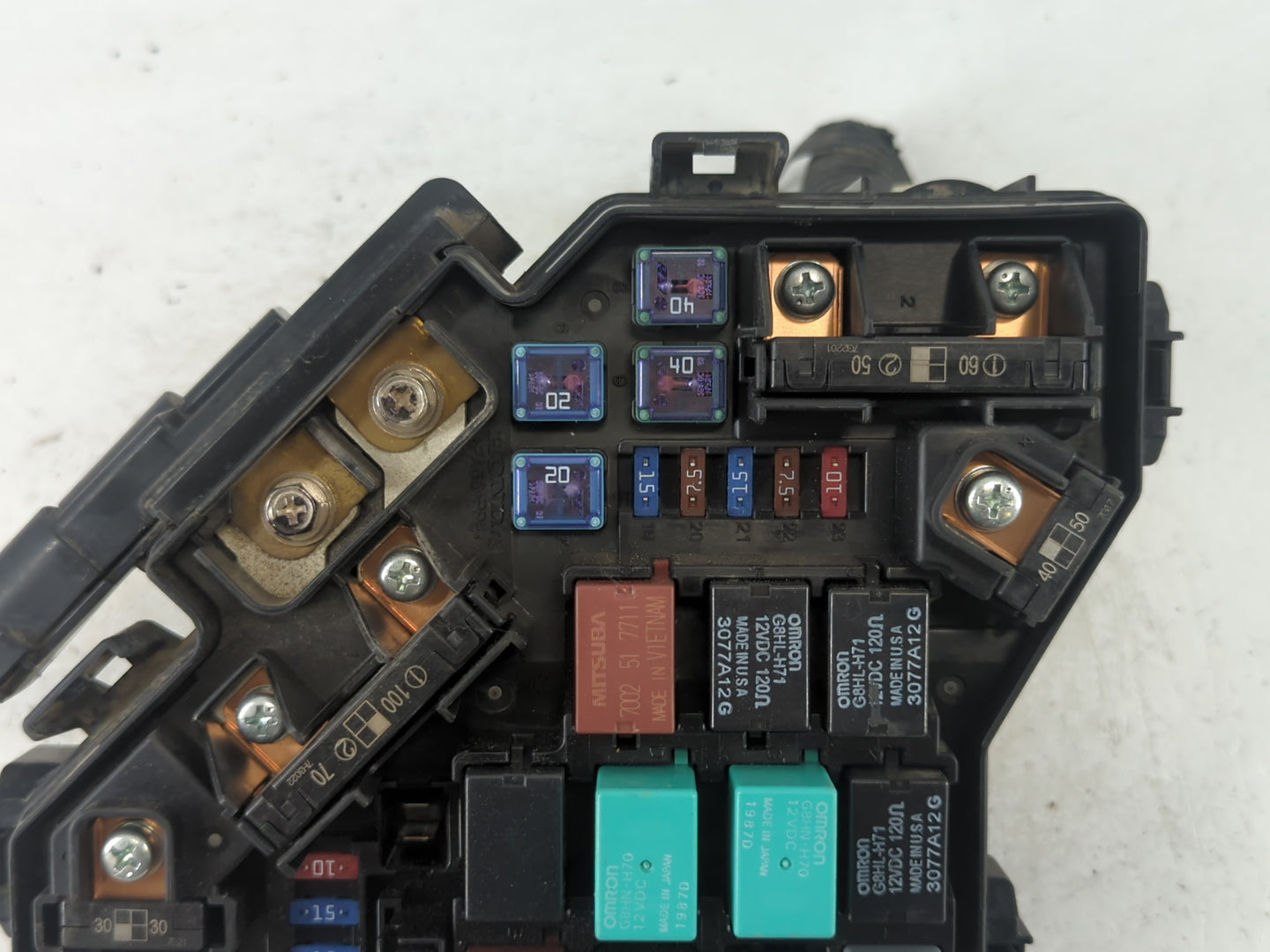 2008-2011 Honda Civic Fusebox Fuse Box Panel Relay Module P/N:SVA-A130 Fits Fits 2008 2009 2010 2011 OEM Used Auto Parts - O