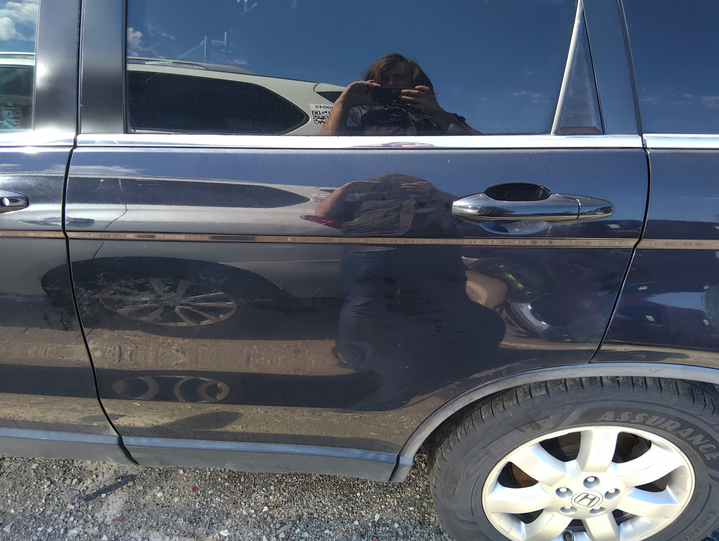 2008 Honda Cr-v Driver Rear Door Oem - Oemusedautoparts1.com