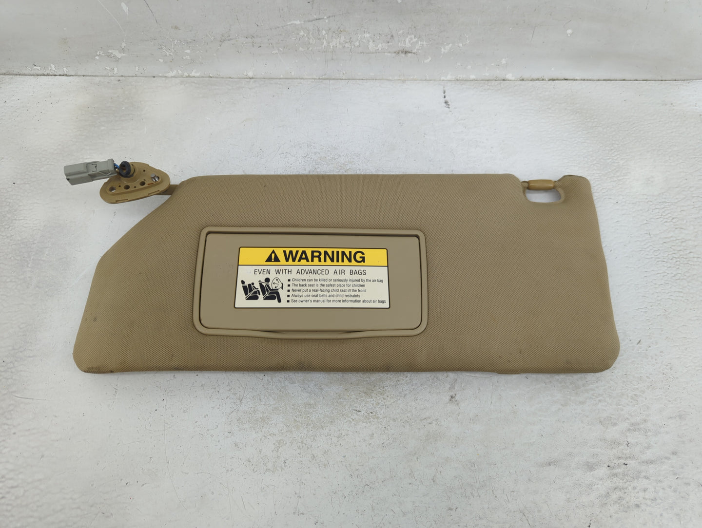 2006-2010 Honda Odyssey Sun Visor Shade Replacement Driver Left Mirror Fits Fits 2006 2007 2008 2009 2010 OEM Used Auto Part
