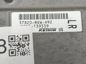 2008 Honda Odyssey PCM Engine Control Computer ECU ECM PCU OEM P/N:37820-RGW-A92 Fits OEM Used Auto Parts