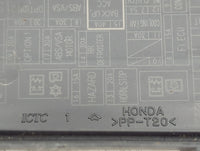 2005-2010 Honda Odyssey Fusebox Fuse Box Panel Relay Module Fits Fits 2005 2006 2007 2008 2009 2010 OEM Used Auto Parts - Oe