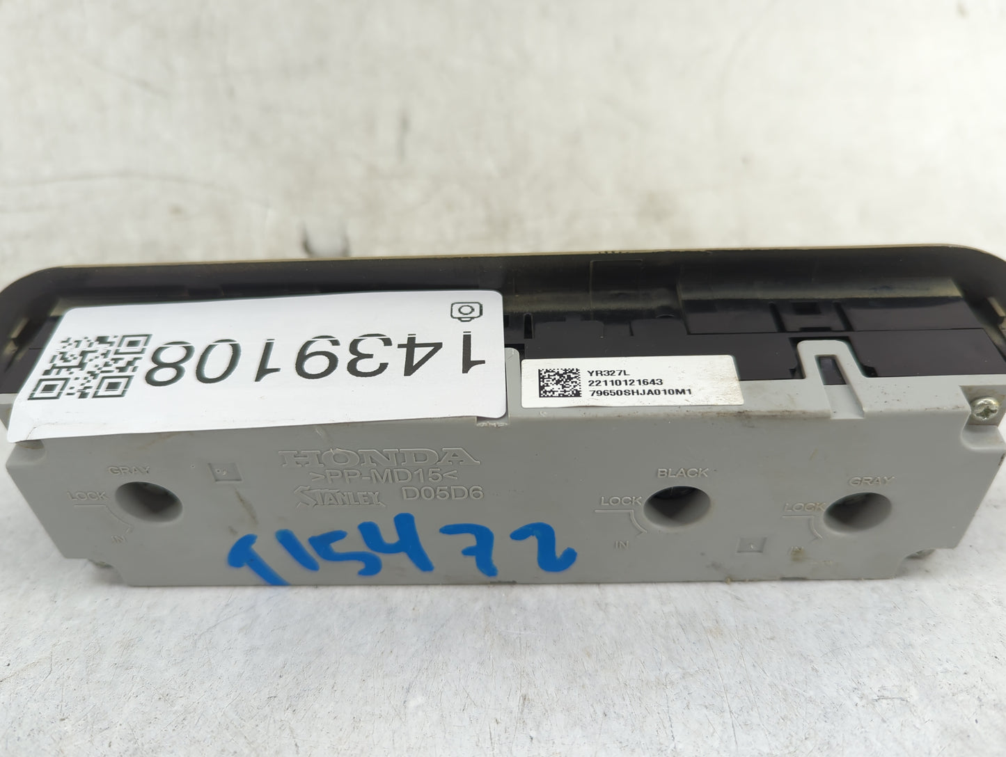2005-2010 Honda Odyssey Climate Control Module Temperature AC/Heater Replacement Fits Fits 2005 2006 2007 2008 2009 2010 OEM